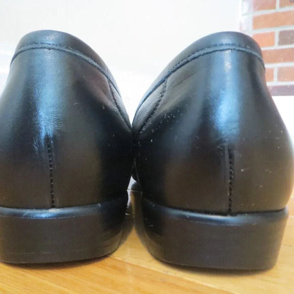 Women's Black SAS Penny Loafers Wedges Slip On Shoes Size 10 M EUC - Picture 5 of 10
